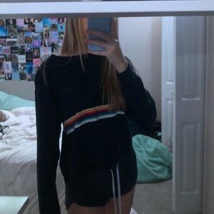 brandy cropped long sleeve